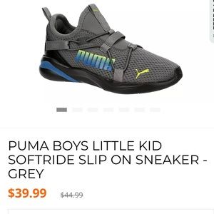Kids Puma sneakers - never worn